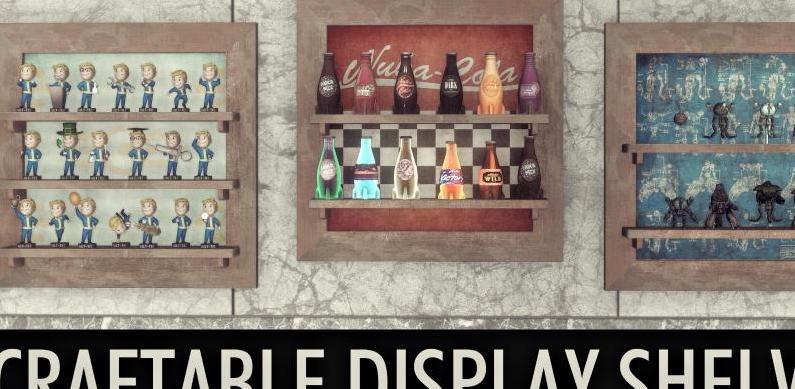 辐射4可建造展示架MOD下载