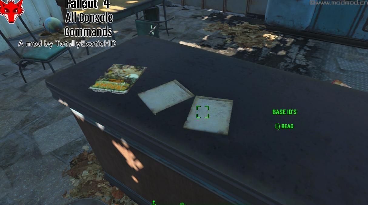 辐射4控制台代码小纸条MOD下载