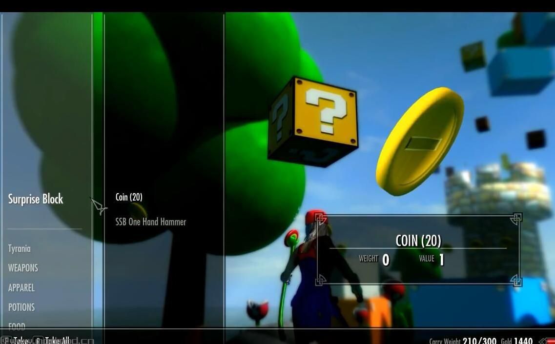 上古卷轴5：天际重制版 天际超级玛丽MOD下载+安装说明