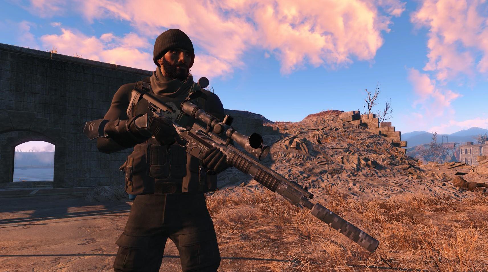 辐射4XM2076废土行者狙击枪MOD下载