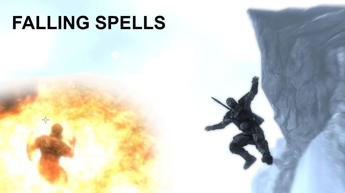 上古卷轴5坠落法术MOD下载