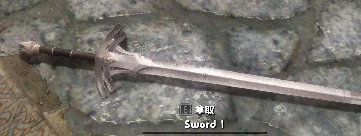 上古卷轴5 几把黑色沙漠单手剑MOD下载+安装说明
