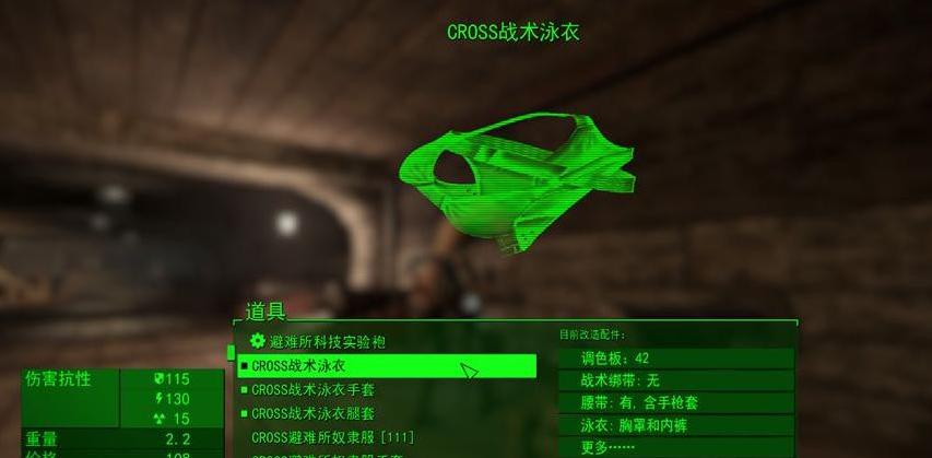辐射4 CROSS战术泳衣MOD下载+安装说明