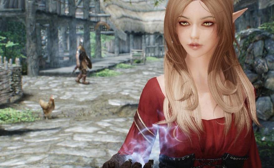 上古卷轴5：天际重置版 精灵法师安吉薇尔MOD下载+安装说明