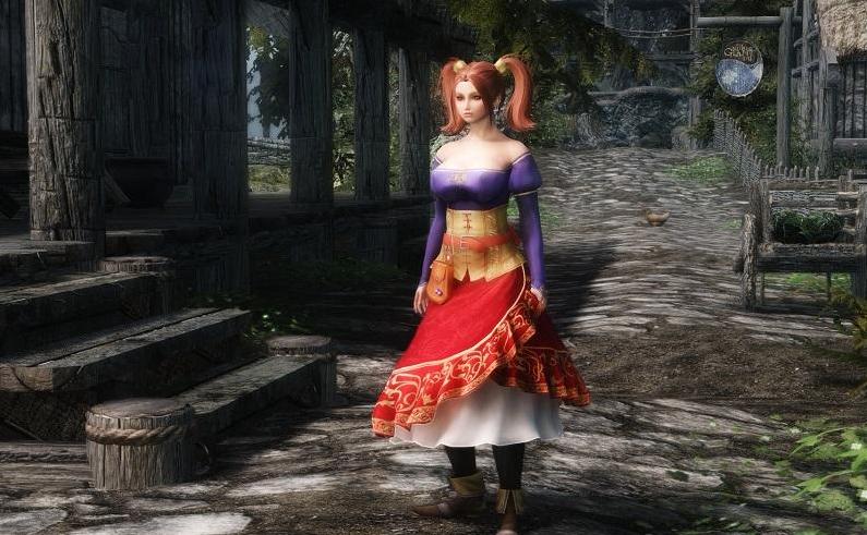 上古卷轴5 英雄洁西卡服裝MOD下载+安装说明