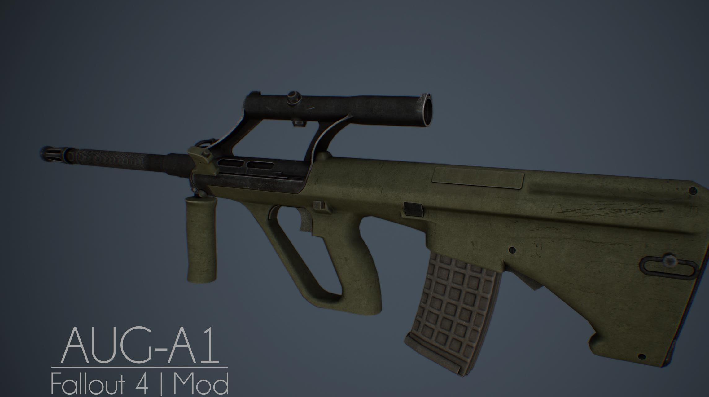 辐射4 AUG步枪MOD下载+安装说明