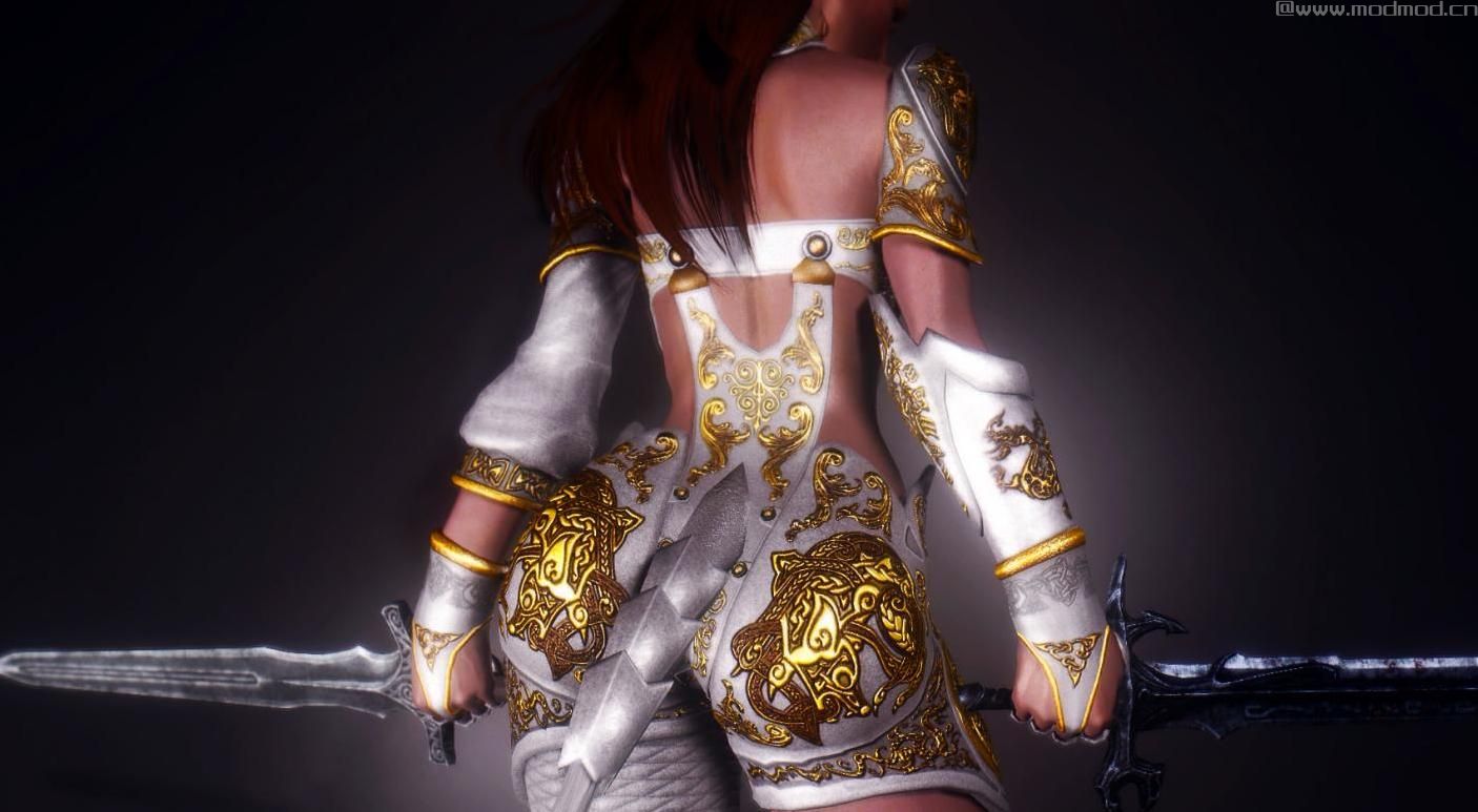 上古卷轴5 性感魔界风女仆装MOD下载+安装说明