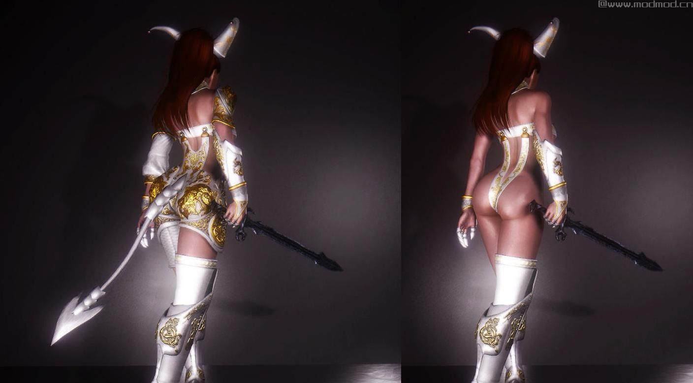 上古卷轴5 性感魔界风女仆装MOD下载+安装说明