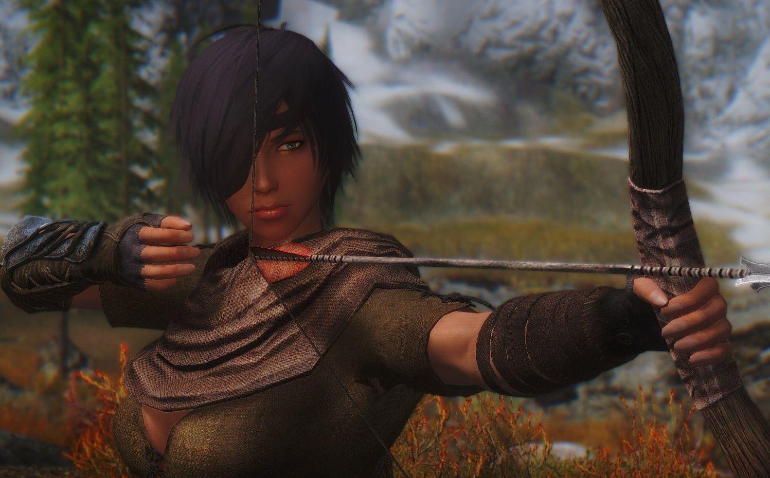 上古卷轴5 轻弓兵妹子Latria日语随从MOD下载+安装说明