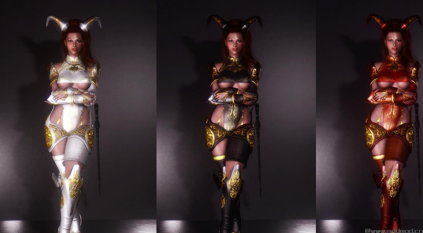上古卷轴5 性感魔界风女仆装MOD下载+安装说明
