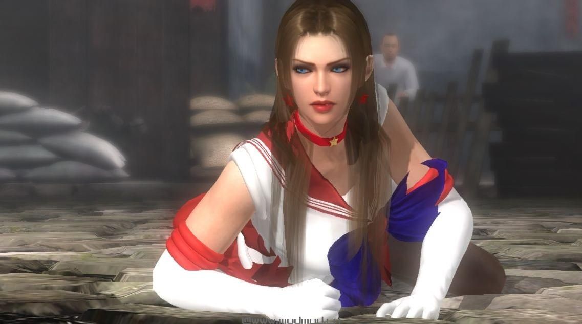 黑丝裤袜+红色高跟+红色连衣裙+多种发型+浓艳化妆之Rachel as SAILOR_MARS-DLC MOD下载+安装说明