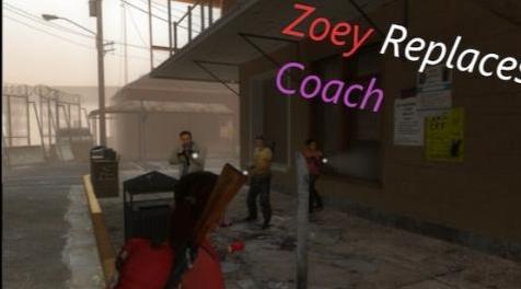 求生之路2MOD：佐伊接替教练下载+安装说明