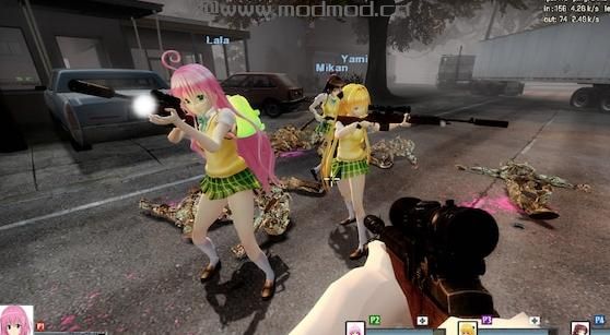 求生之路2MOD：拉拉·德维卢克和亚米[爱茹]下载+安装说明