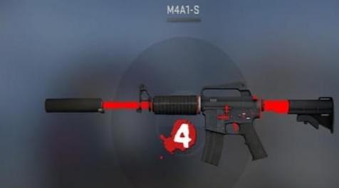 求生之路2MOD：M4A1-S红色下载+安装说明