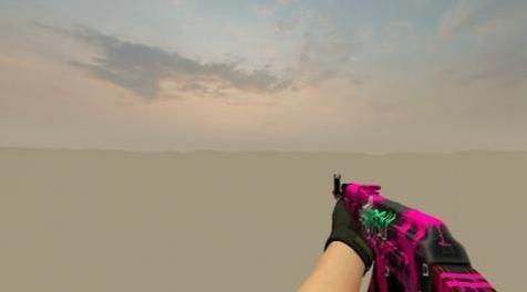 求生之路2MOD：ak-47 L霓虹灯革命下载+安装说明