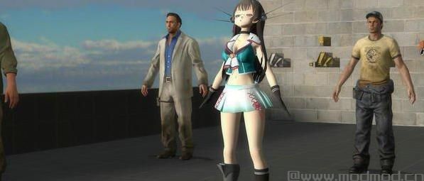 求生之路2 舰娘鸟海改人物MOD下载+安装说明
