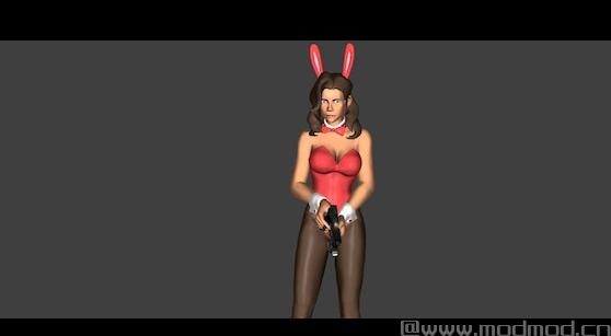 求生之路2MOD：花花公子兔子队童子军（红色）[佐伊]下载+安装说明
