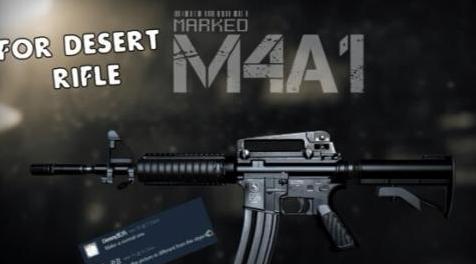 求生之路2MOD：沙漠步枪用的烤肉的反叛m4a1下载+安装说明