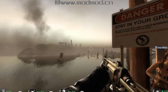 求生之路2MOD：M16的Arby26 MP5下载+安装说明