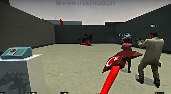 求生之路2MOD：土耳其国旗-火斧下载+安装说明