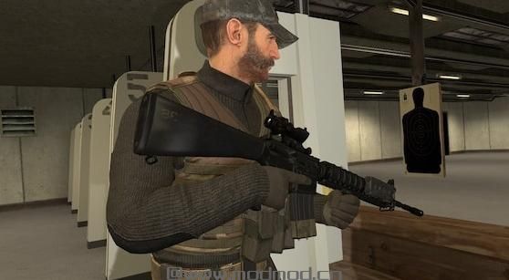 求生之路2MOD：MWR  - 战术黑M16A4 [SCAR]下载+安装说明