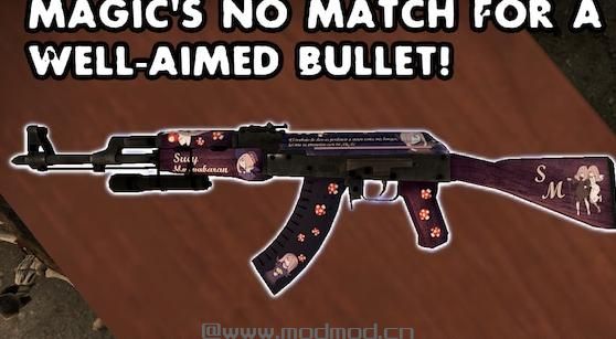 求生之路2MOD：小魔女学园: suck manvabaran ak47下载+安装说明