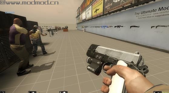 求生之路2MOD：手枪wip。下载+安装说明