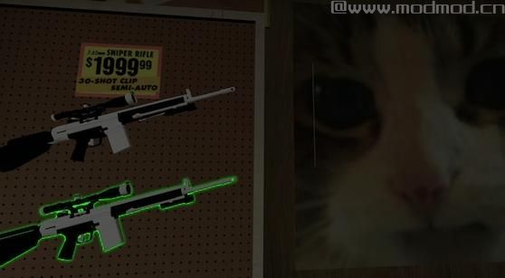 求生之路2MOD：黑白军用狙击步枪下载+安装说明