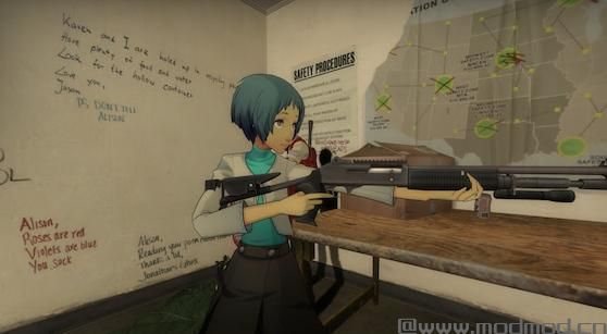 求生之路2MOD：山口富卡（夏季壁虎装）-人物角色3下载+安装说明