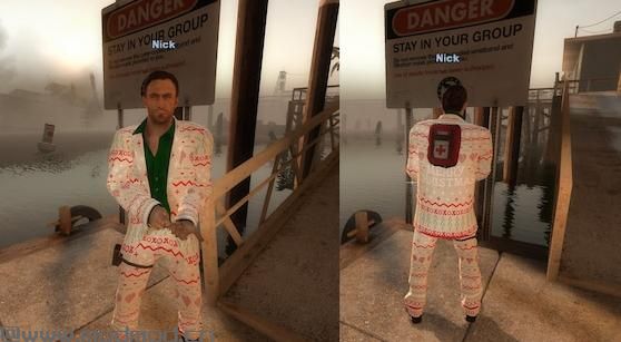 求生之路2MOD：尼克丑陋的圣诞毛衣套装白色下载+安装说明
