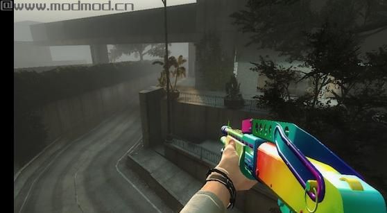 求生之路2MOD：水疗枪多色下载+安装说明