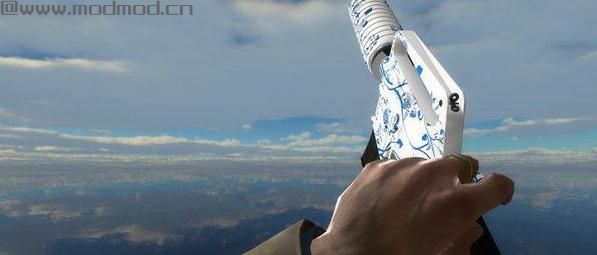 求生之路2 青花瓷涂色版M4A1突击步枪MOD下载+安装说明