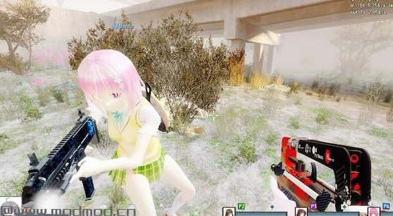 求生之路2MOD：莫莫·德维卢克和yuuki mikan[爱茹]下载+安装说明