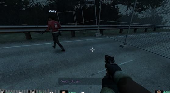 求生之路2MOD：佐伊取代尼克下载+安装说明