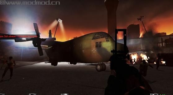 求生之路2MOD：高清香草救援飞机，4人死亡2人下载+安装说明