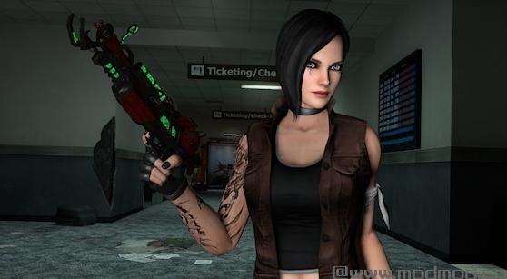 求生之路2MOD：僵尸-射线枪马克2[伤疤]下载+安装说明