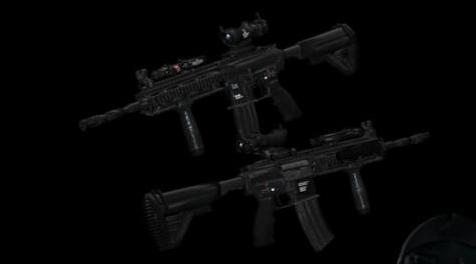 求生之路2MOD：PUBG  - 定制黑色HK-416 [M16]下载+安装说明