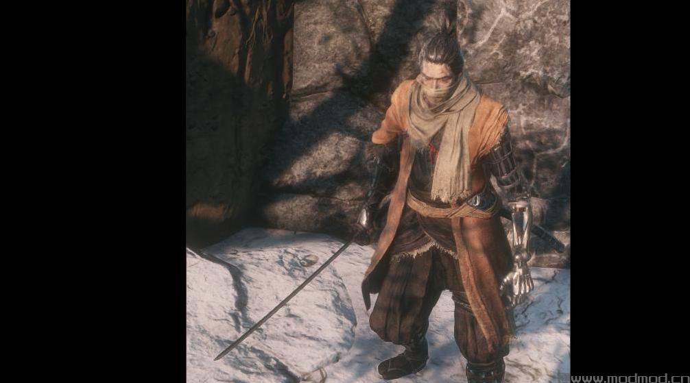 清洁默认Sekiro-Facemask-所有金属修复手臂下载+安装说明