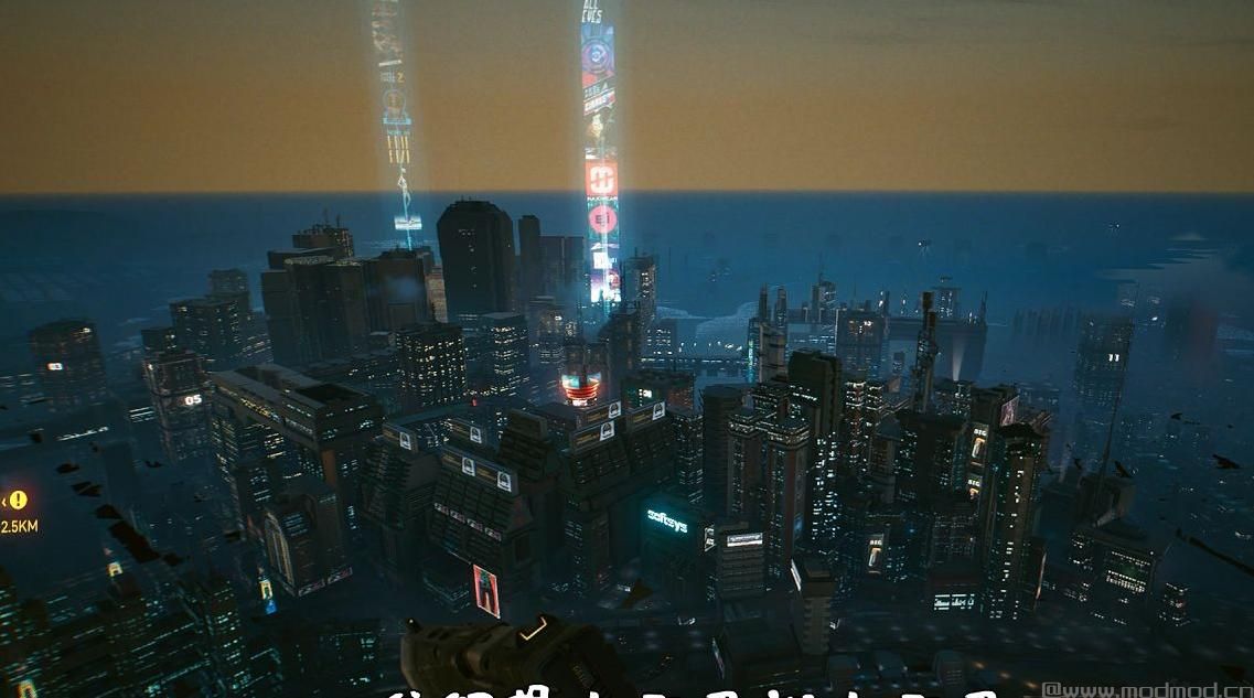 赛博朋克2077mod：赛博朋克2077 解除边界限制 走出夜之城 Out Of Night City MOD下载+安装说明