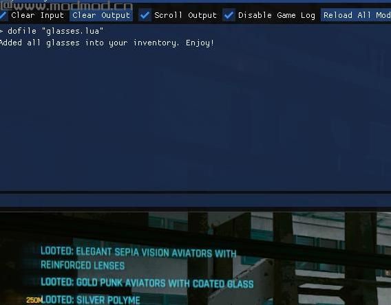 赛博朋克2077mod：RNG-begone-所有眼镜下载+安装说明