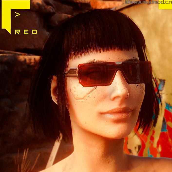 赛博朋克2077mod：Dex的眼镜(女V)下载+安装说明