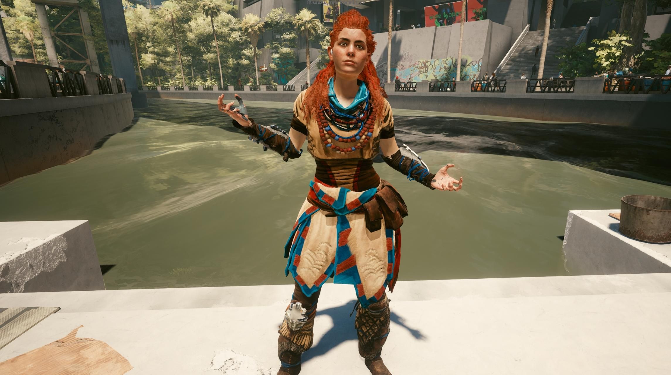 赛博朋克2077mod：Aloy 替换 V下载+安装说明