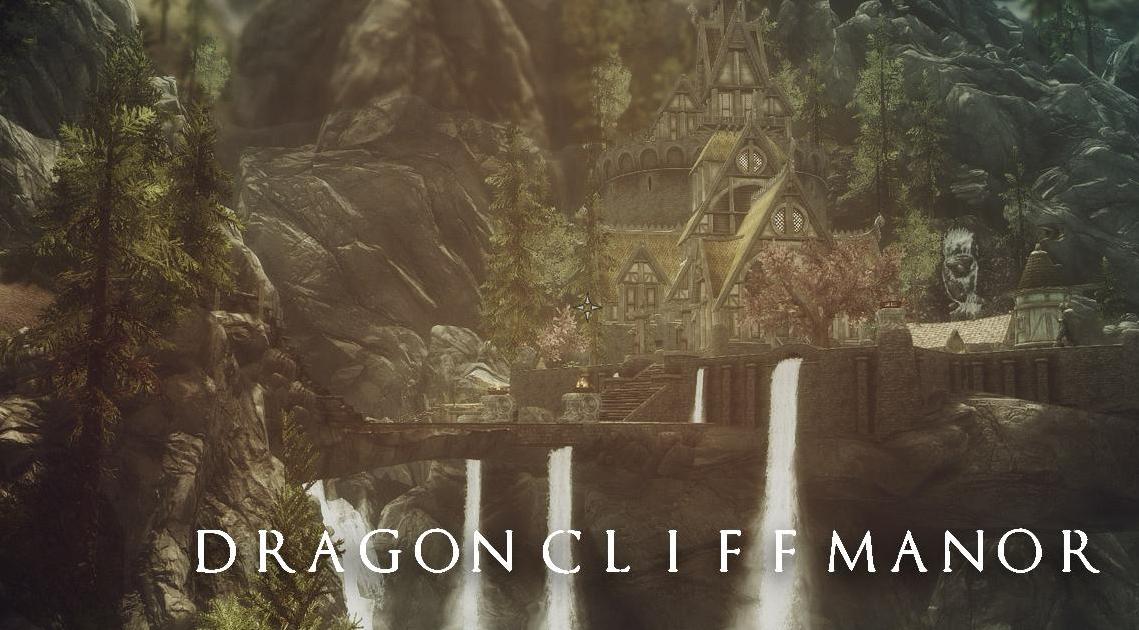 求上古卷轴5龙崖庄园瀑景房Mod资源！