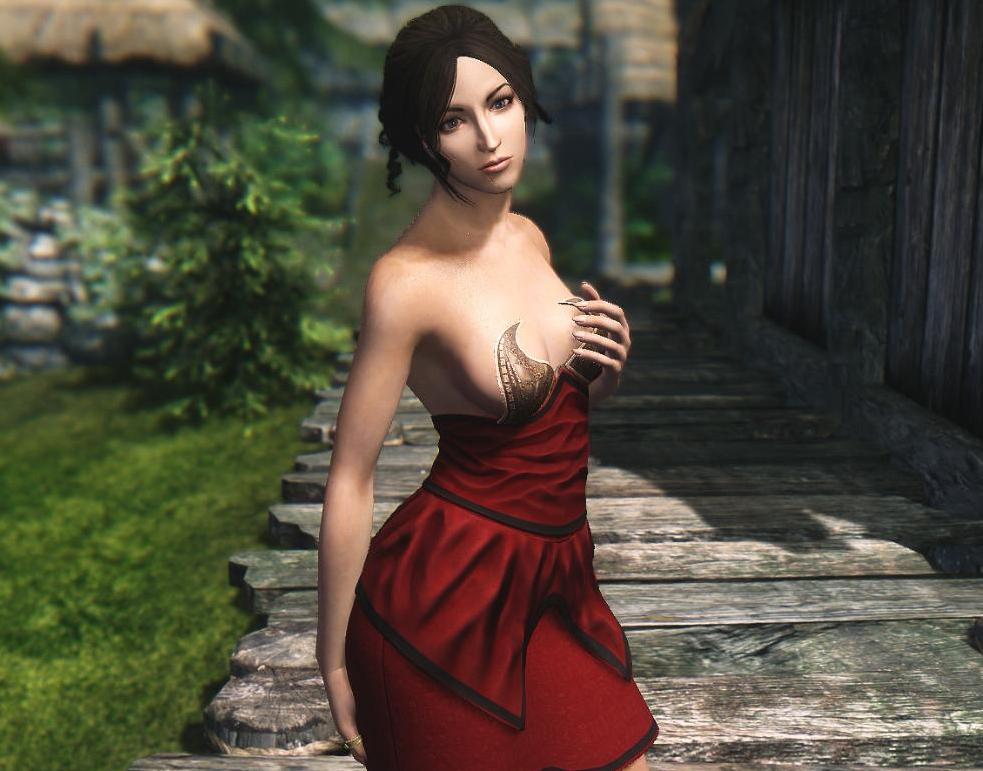 求上古卷轴5DreamgirlCBBE精灵女祭司套装Mod资源！