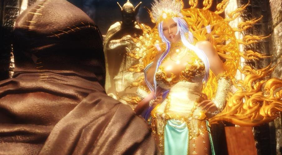 求上古卷轴5剑灵神女套装Mod资源！