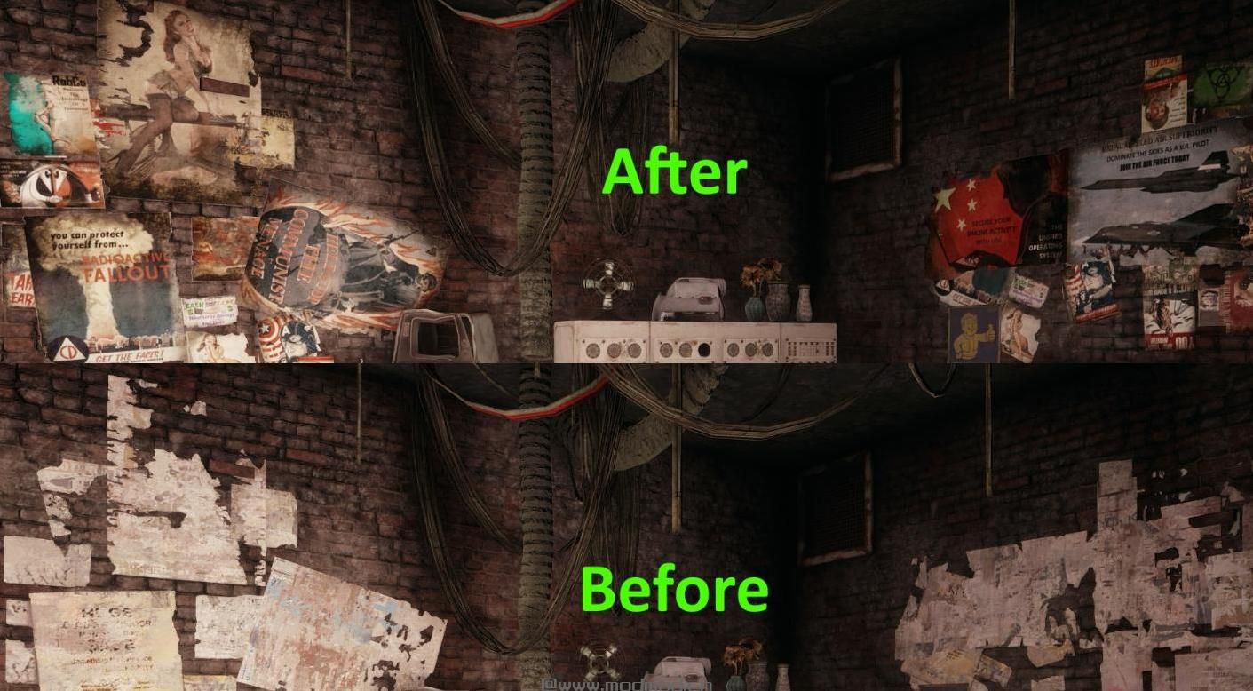 辐射4适当的传单和海报MOD