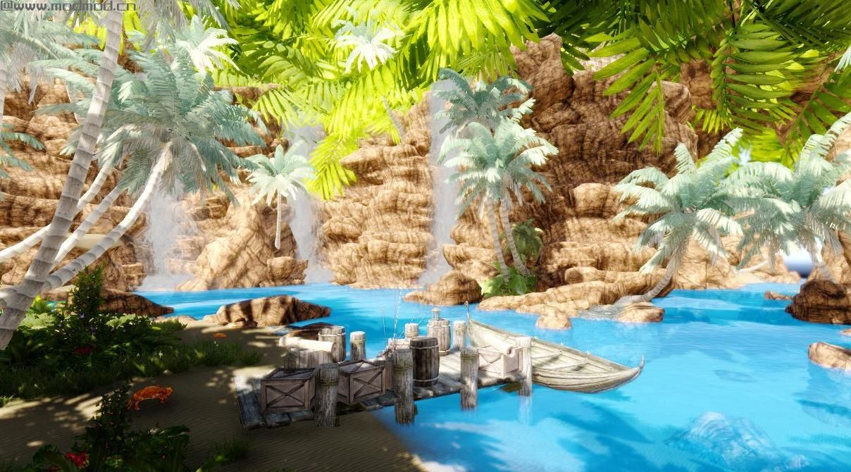 请问谁有上古卷轴5阳光海岸热带剧场v2.3Mod?