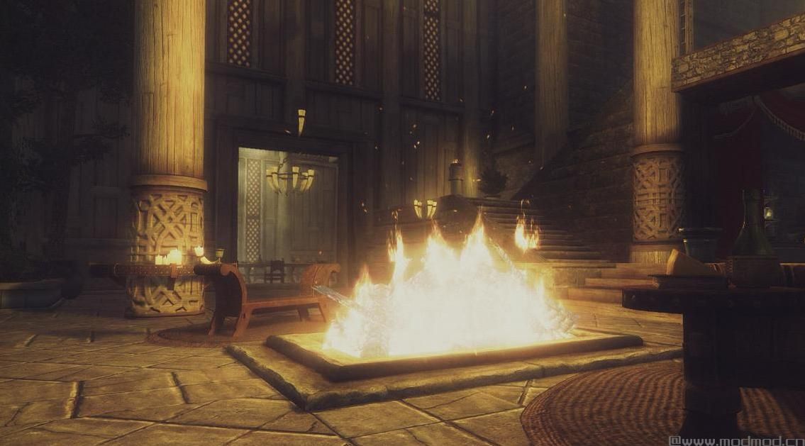 求上古卷轴5龙崖庄园瀑景房Mod资源！