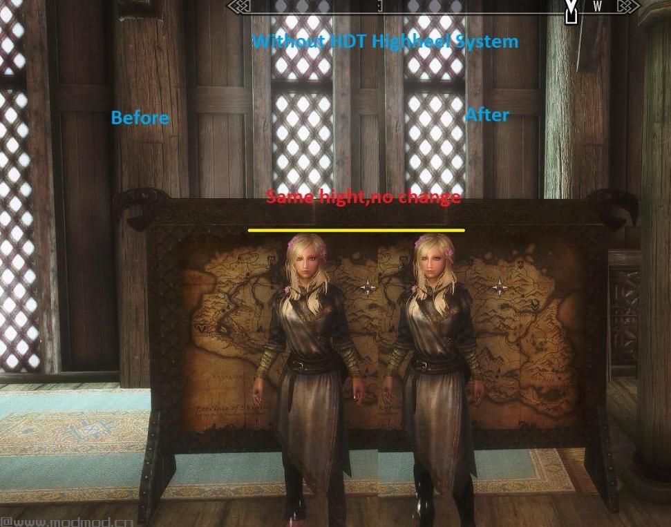 求分享上古卷轴5HDT物理高跟系统beta0.5Mod!