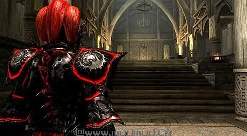 上古卷轴5：天际Mod：上古卷轴5恶魔领主妖怪大将铠甲MOD